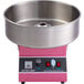 A Carnival King cotton candy machine with a stainless steel bowl.