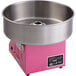 A Carnival King cotton candy machine with a stainless steel bowl.