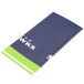 A Creative Converting Seattle Seahawks plastic rectangular table cover with a white background and blue and green accents.
