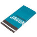 A folded blue plastic table cover with Jacksonville Jaguars team logo and text in white.