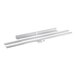 A white metal Cooking Performance Group range mounting kit with screws.
