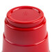 Choice 2 oz. Red Plastic Shot Cup - 50/Pack