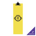 A yellow rectangular acrylic Menu Solutions clip board.