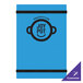 A blue Menu Solutions cover with a logo on it.