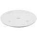 A white round American Metalcraft melamine serving board.