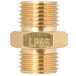 A brass Cooking Performance Group liquid propane orifice with a gold finish.
