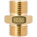 A brass Cooking Performance Group Natural Gas Orifice with a number 56 on it.