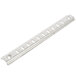 A white metal Avantco pilaster with holes.