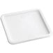 A white square Choice polypropylene lid.