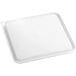 A white square Choice food storage container lid.