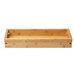 Rosseto BD133 Natura Medium Bamboo Tray - 19 7/16 inch x 6 1/2 inch x 3 1/2 inch