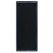 A rectangular black board with black corners.