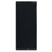 A black rectangular wood menu board with black picture corners.