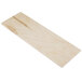 A natural wood Menu Solutions wood menu board.