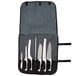 A Mercer Culinary Millennia® 8-piece knife set in a white bag.