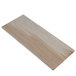 A wood board with top and bottom strips on a white background.