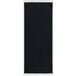 A white rectangular wood menu board with black lines and black corners.