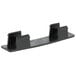A black plastic Tablecraft NSF dispenser tag with holes and text.