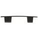 A black rectangular Tablecraft blank dispenser tag with a black handle.