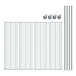 A Regency wire shelving kit with metal rods.