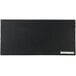 An Acopa black rectangular slate tray with a white border.