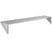 A Regency stainless steel wall mounted shelf with two shelves on it.