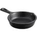 A case of 12 Valor pre-seasoned black mini cast iron skillets.