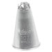 A silver metal Ateco drop flower piping tip with the number 7 on it.