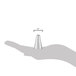 A hand holding an Ateco drop flower piping tip
