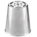 A silver metal Ateco Russian piping tip with holes.