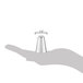 A hand holding a silver Ateco closed star piping tip.