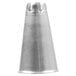 A close-up of a silver Ateco 105 drop flower piping tip.