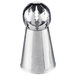 A silver metal Ateco Russian ball tip.