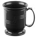 A black Cambro insulated mug with a handle.