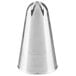 An Ateco stainless steel closed star piping tip.