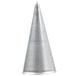 A silver cone shaped Ateco 000 piping tip.