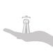 A hand holding a silver Ateco Russian ball tip.