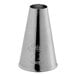 A silver Ateco plain piping tip with writing on it.