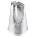 An Ateco silver metal ruffle piping tip.