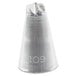 A silver Ateco drop flower piping nozzle with the number 9 on it.