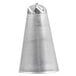 An Ateco silver cone-shaped drop flower piping tip.