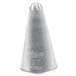 A silver Ateco 27 closed star piping tip nozzle.