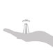 A hand holding an Ateco Swirl Top piping nozzle.