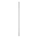 A long thin metal pole with black lines on a white background.