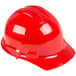 A Cordova red cap style hard hat.