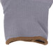 A pair of gray Cordova nylon gloves with gray polyurethane palms.