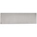 A Tablecraft stainless steel rectangular bowl with a white background.
