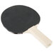 A Stiga ping pong paddle with a black handle and white text.