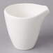 Villeroy & Boch 10-3420-0780 Flow 6.66 oz. White Premium Porcelain Creamer - 6/Case