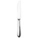 A close up of a silver Walco Lancer dinner knife with a hollow handle.